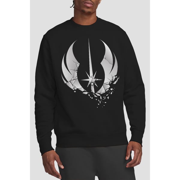 Star Wars Unisex Adult Jedi Obi Wan Kenobi Shattered Sweatshirt