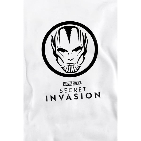 Marvel Unisex Adult Secret Invasion Mono Badge Sweatshirt
