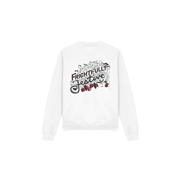 The Nightmare Before Christmas Unisex Adult Frightfully Festive Holiday Sweatshirt