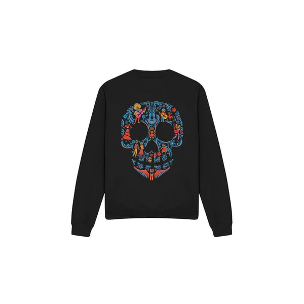 Coco Unisex Adult Day Of The Dead Rivera Family Skull Sweatshirt