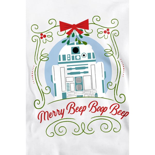 Star Wars Unisex Adult Merry Beep Boop Beep R2-D2 Christmas Sweatshirt