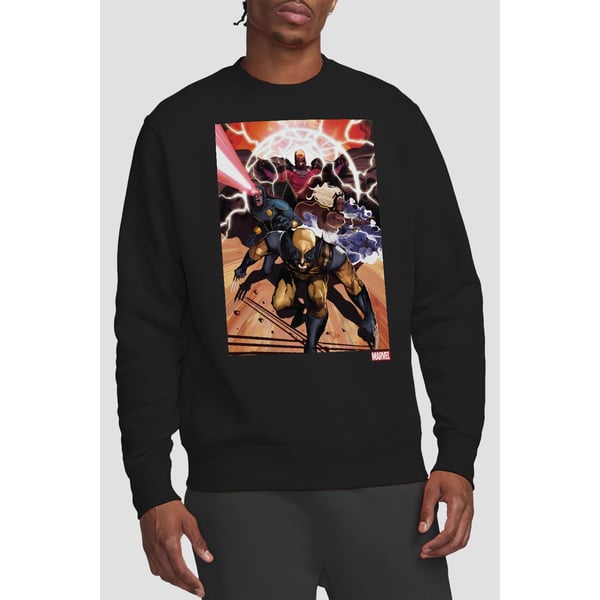 Marvel Unisex Adult X-Men Team Attack Sweatshirt