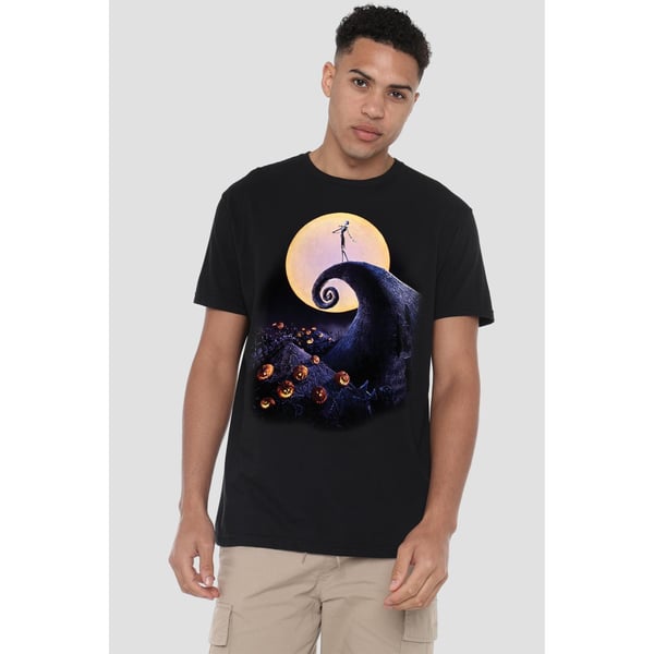 The Nightmare Before Christmas T-shirt med plakat til mænd