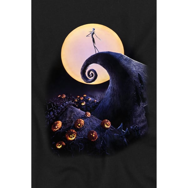 The Nightmare Before Christmas T-shirt med plakat til mænd