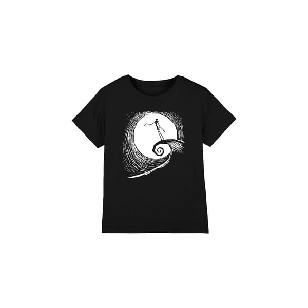 The Nightmare Before Christmas Childrens/Kids Jack Moon Silhouette T-Shirt The Nightmare Before Christmas Childrens/Kids Jack Moon Silhouette T-Shirt