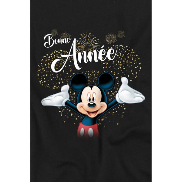 Disney Herr Franska Musse Pigg Fyrverkerier Nyår T-shirt