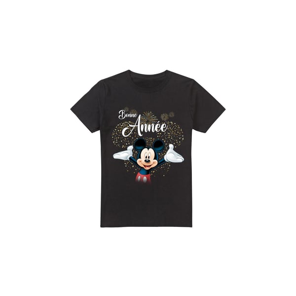 Disney Herr Franska Musse Pigg Fyrverkerier Nyår T-shirt