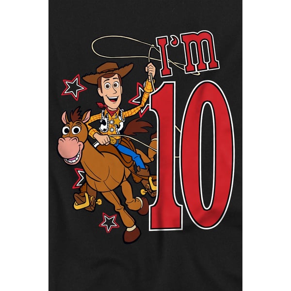 Toy Story Childrens/Kids I´m 10 Woody Birthday T-Shirt