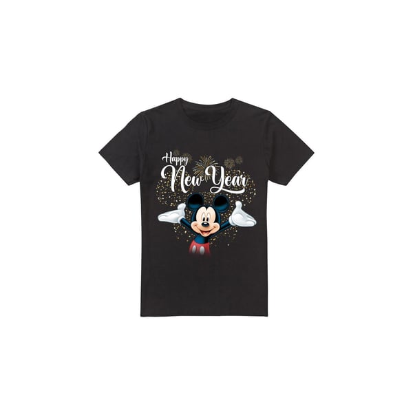 Disney Mens Mickey Mouse New Year T-Shirt