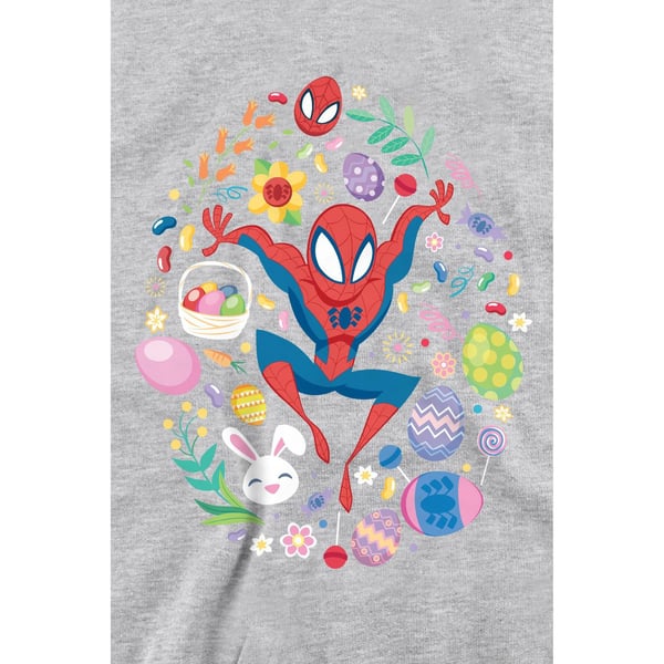 Spider-Man Unisex Adult Circle Sweatshirt