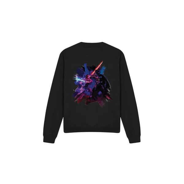 Star Wars Unisex Adult Obi Wan Kenobi Vader Painted Sweatshirt
