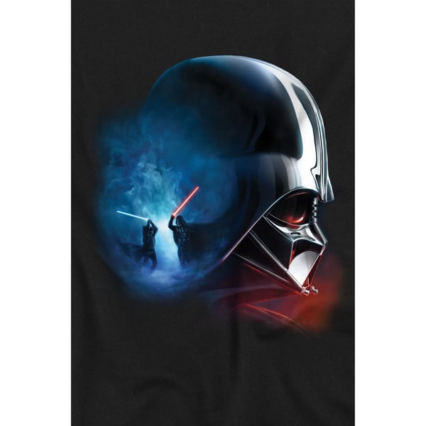 Star Wars Mens Obi Wan Kenobi Vader Poster T-Shirt