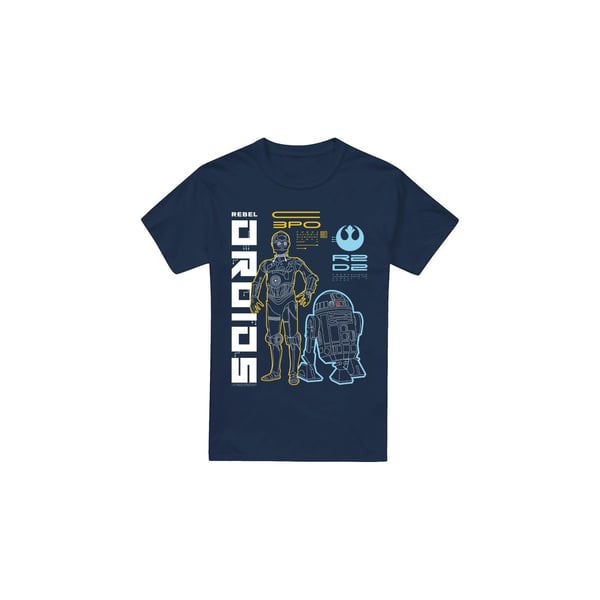 Star Wars Mens Rebel Droids T-Shirt