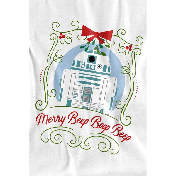 Star Wars Childrens/Kids Merry Beep Boop Beep R2-D2 Christmas T-Shirt
