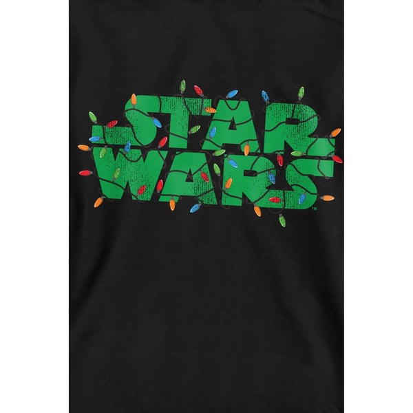 Star Wars Unisex Adult Christmas Lights Logo Sweatshirt