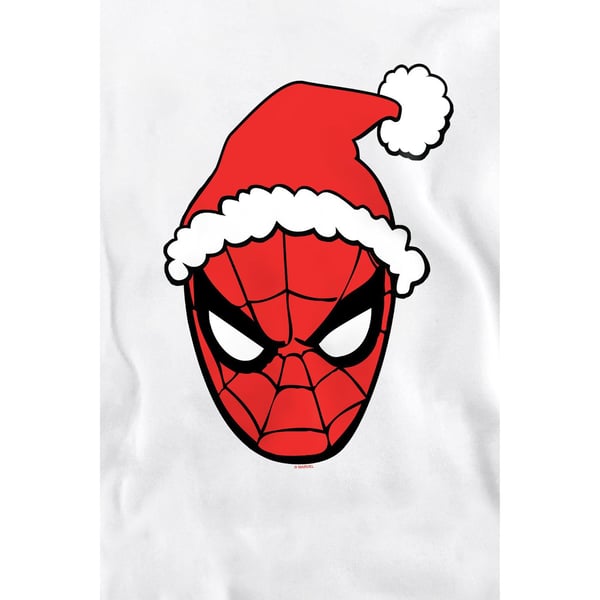Spider-Man Unisex Adult Santa Hat Sweatshirt