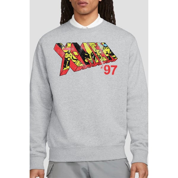 Marvel Unisex Adult X-Men 97 Comic Logo Sweatshirt