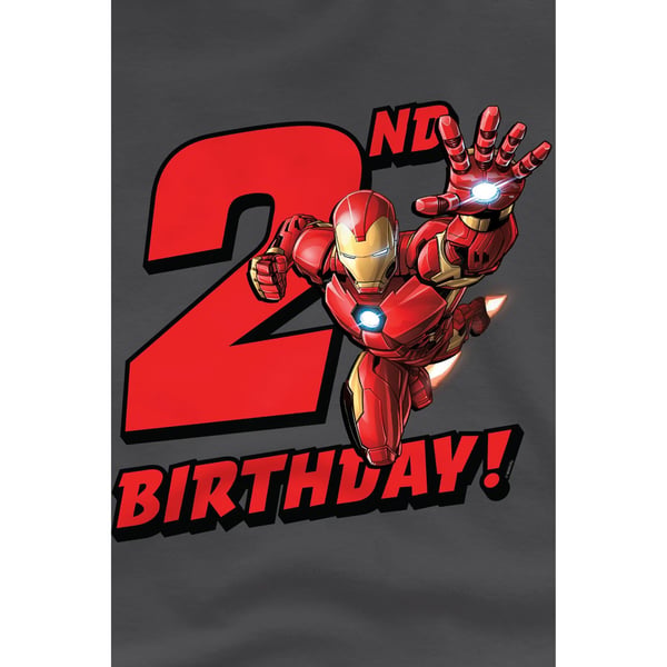 Iron Man Childrens/Kids 2nd Birthday T-Shirt