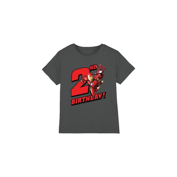 Iron Man Childrens/Kids 2nd Birthday T-Shirt