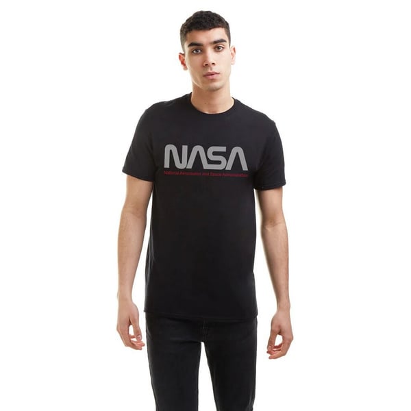 NASA T-shirt med emblem til mænd