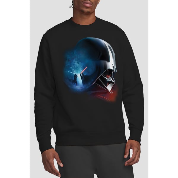 Star Wars Unisex Adult Obi Wan Kenobi Vader Poster Sweatshirt