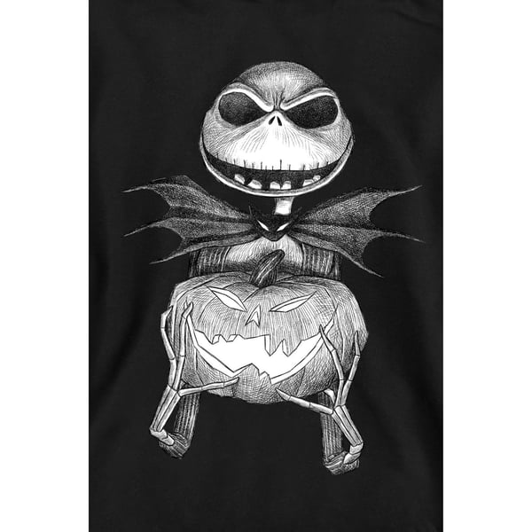 The Nightmare Before Christmas Unisex Adult Jack Pumpkin Sketch Sweatshirt