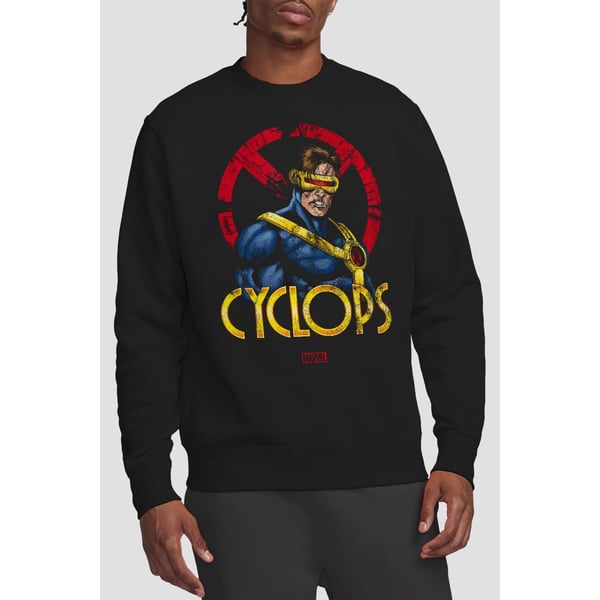 Marvel Unisex Adult X-Men Cyclops Logo Sweatshirt