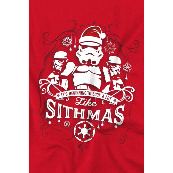 Star Wars Mens Beginning To Look A Lot Like Sithmus Christmas T-Shirt