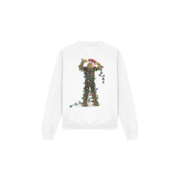 Star Wars Unisex Adult Chewbacca Fairy Lights Christmas Sweatshirt