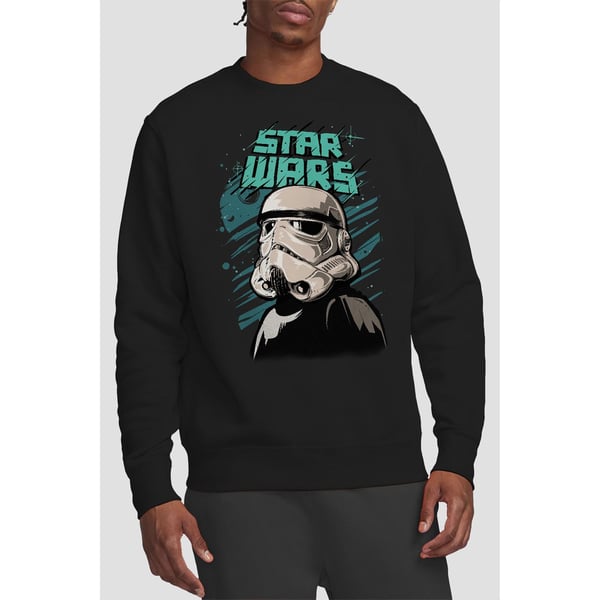 Star Wars Unisex Adult Street Glare Stormtrooper Sweatshirt