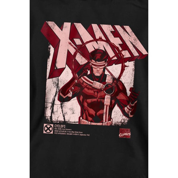 Marvel Unisex Adult X-Men Cyclops Infographic Sweatshirt