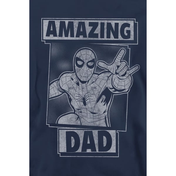 Spider-Man Unisex Adult Amazing Dad Mono Fathers Day Sweatshirt