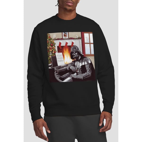 Star Wars Unisex Adult Christmas Carols Darth Vader Sweatshirt