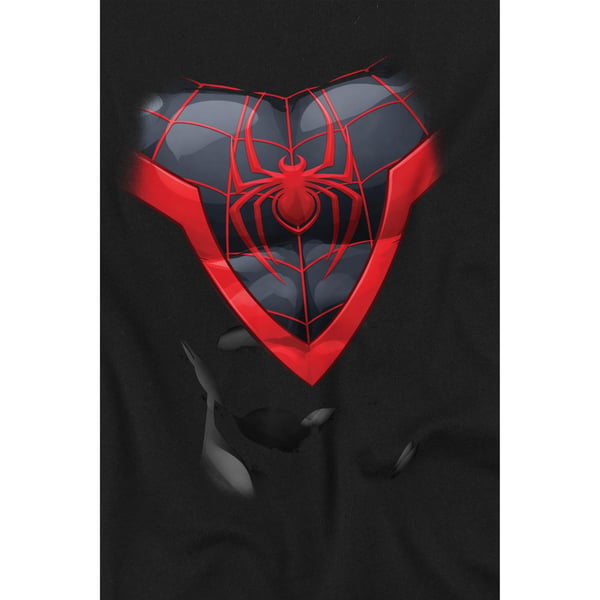 Spider-Man Mens Miles Morales Costume T-Shirt