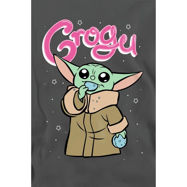 Star Wars: The Mandalorian Unisex Adult Grogu Bubble Sweatshirt