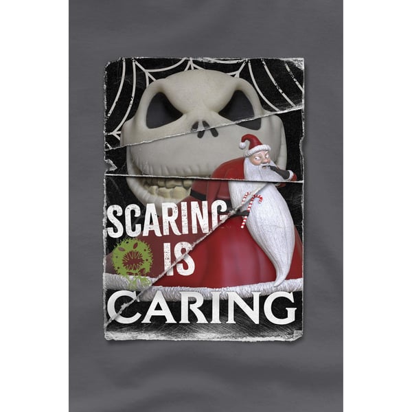 The Nightmare Before Christmas Mens Scaring Is Caring T-Shirt