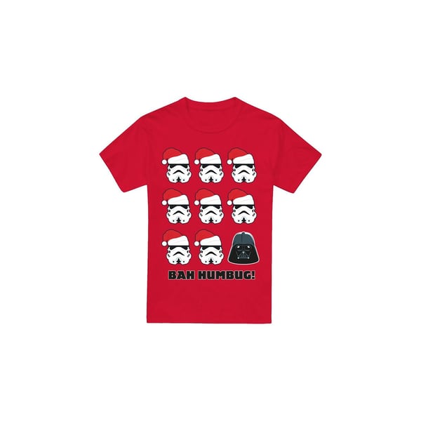 Star Wars Mens Bah Humbug Stormtrooper Darth Vader T-Shirt