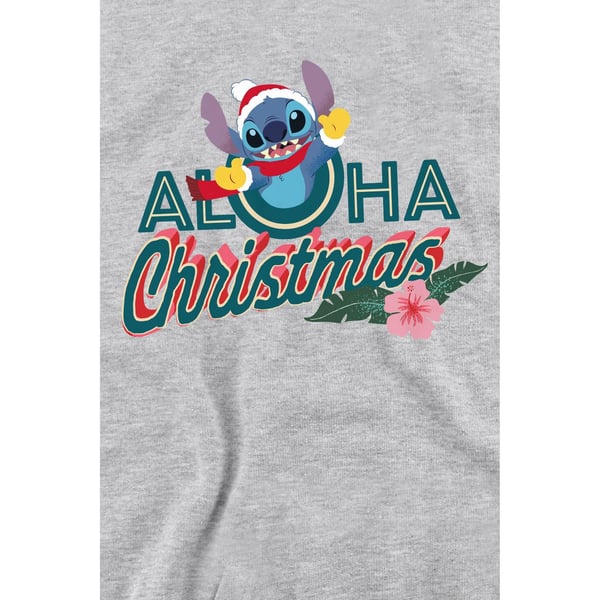 Lilo & Stitch Unisex Adult Aloha Christmas Stitch Sweatshirt