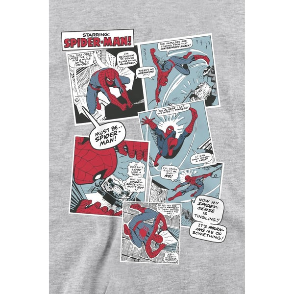 Spider-Man Unisex Adult Panel Collage Sweatshirt