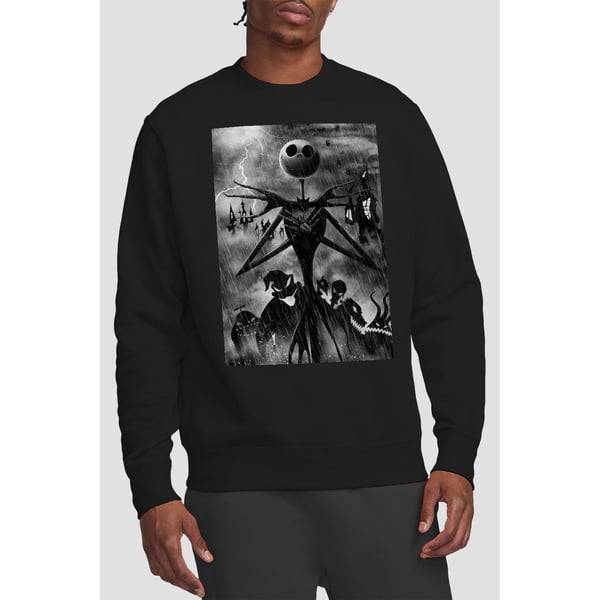 The Nightmare Before Christmas Unisex Adult Jack Skellington Rain Sweatshirt