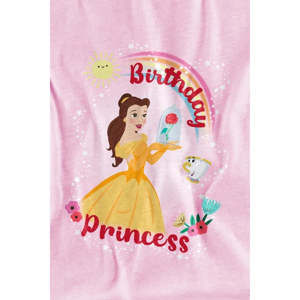 Beauty And The Beast Childrens/Kids Birthday Princess Belle Chip T-Shirt