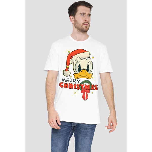 Disney Herr Merry Christmas Kalle Anka T-Shirt