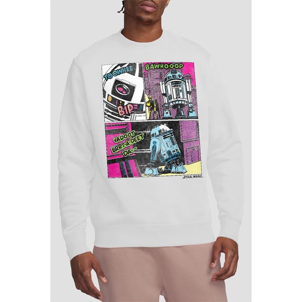 Star Wars Unisex Adult To The Rescue R2-D2 Sweatshirt