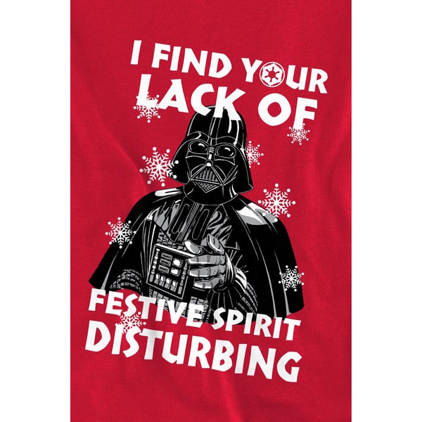 Star Wars Unisex Adult Lack Of Spirit Darth Vader Christmas Sweatshirt
