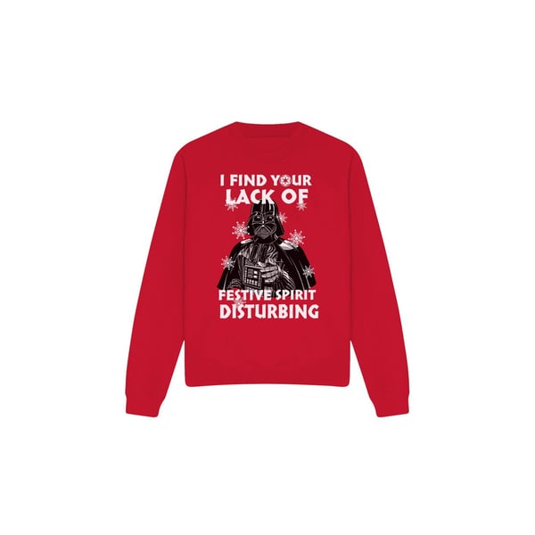 Star Wars Unisex Adult Lack Of Spirit Darth Vader Christmas Sweatshirt