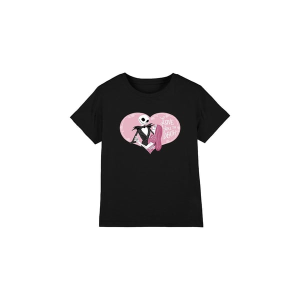 The Nightmare Before Christmas Childrens/Kids Love You To Death Valentine`s Day T-Shirt The Nightmare Before Christmas Childrens/Kids Love You To Death Valentine`s Day T-Shirt