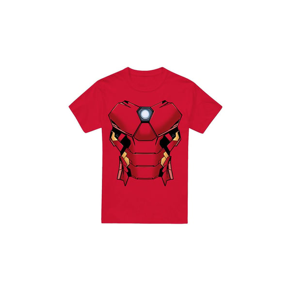 Iron Man T-shirt med kostume til mænd