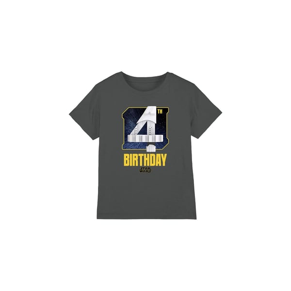 Star Wars Childrens/Kids Stormtrooper Space 4th Birthday T-Shirt