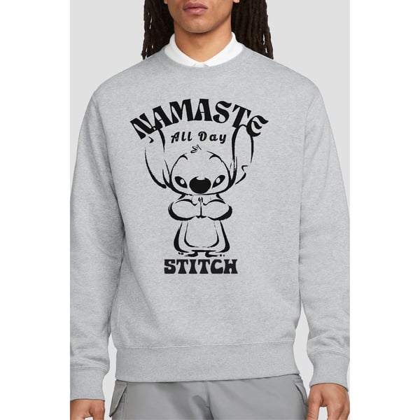Lilo & Stitch Unisex Adult Namaste All Day Sweatshirt