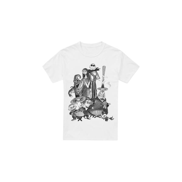 The Nightmare Before Christmas Herr Jack Sally Monster Teckning T-Shirt